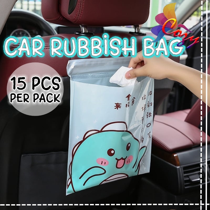 40 Pcs Disposable Car Trash Bag - Large Capacity - Car Garbage Bag Hanging From Headrest   Easy To Stick On Leakproof Smellproof Car Trash Can Puke Bags   Ideal For Travel Camping And Home Use P 213650384 - View #4