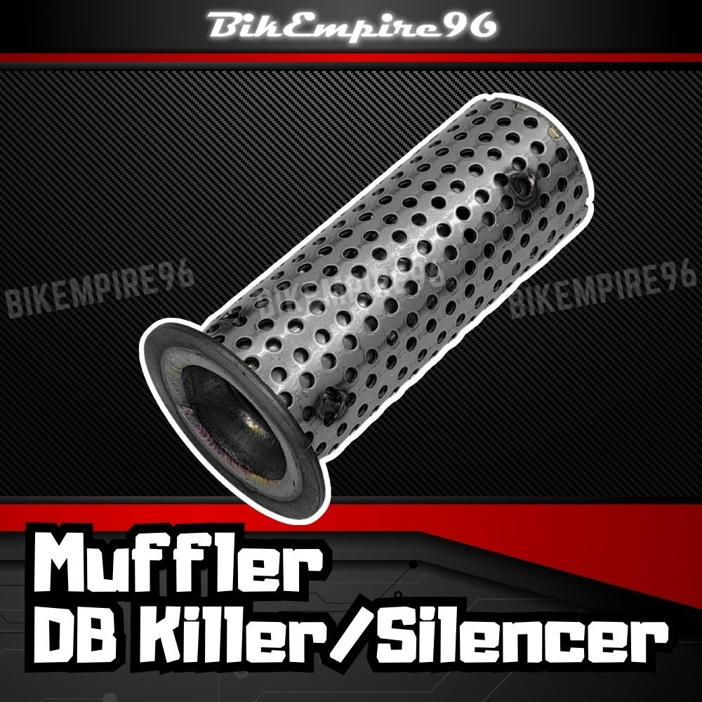 Muffler DB Killer 51mm Reduces Exhaust Noise Stainless Steel Easy