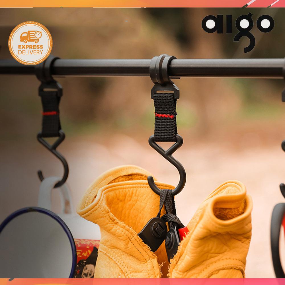 Aluminum Alloy Camping Hanging Rack Foldable Triangle Storage Rack with ...