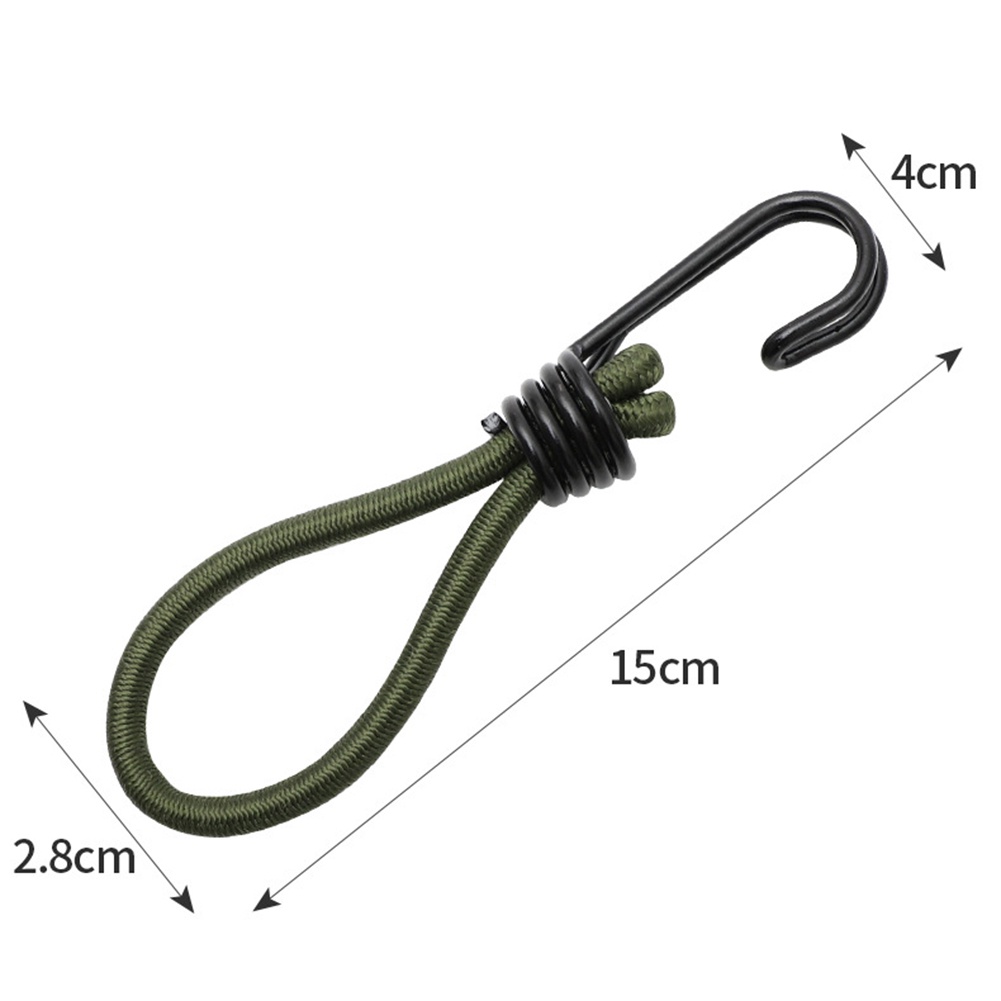 Elastic Tent Rope Camping Canopy Luggage Stretch Buckle Ground Nail ...