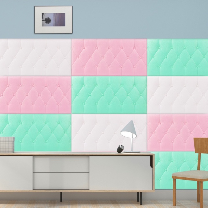 MOISTURE PROOF 1Sheets of Thickened Selfadhesive 3D Headboard Soft