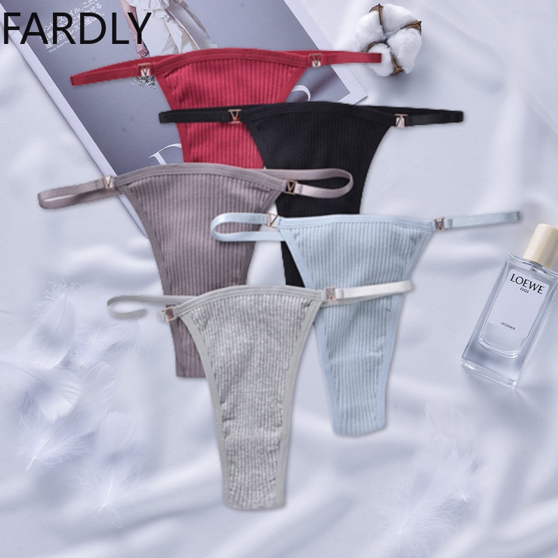 Fardly Ladies Panties Underwear Women S Xl Seamless Cotton Sexy G String Female Panty Breathable 