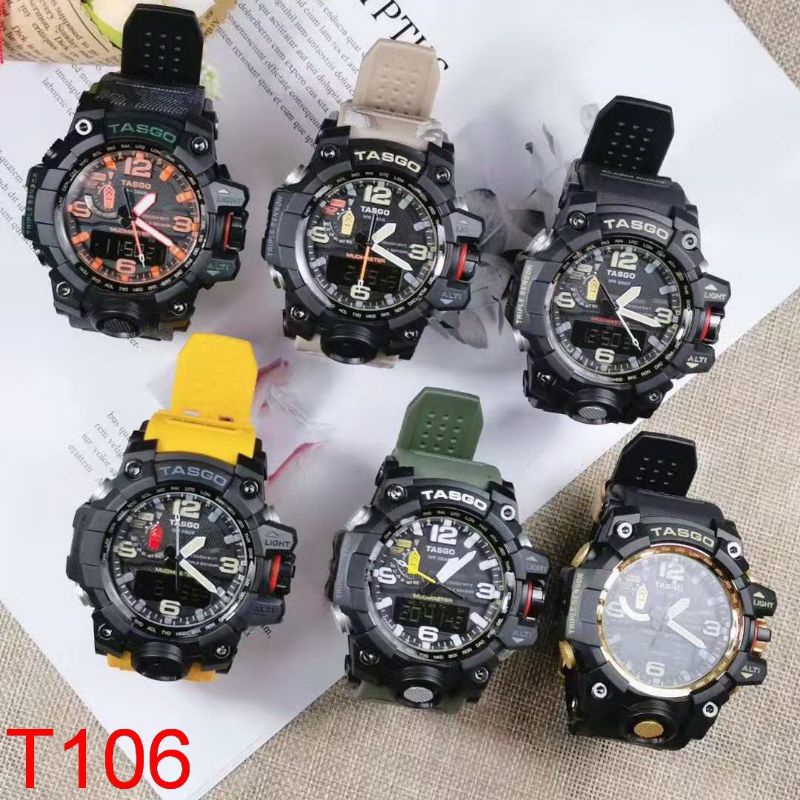 TASGO ORIGINAL BRAND GWG1000 Jam Tangan Lelaki Men Perempuan Wanita