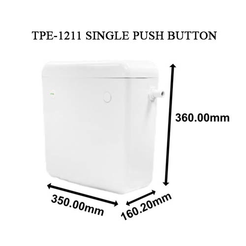 Single Push Button Cistern Set/Button Tekan Cistern ToiletTandas ...