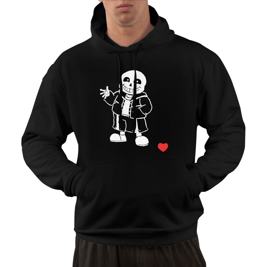 Undertale Sans Undertale Papyrus Rpg Game Pixel Skull Hoodies Mens ...