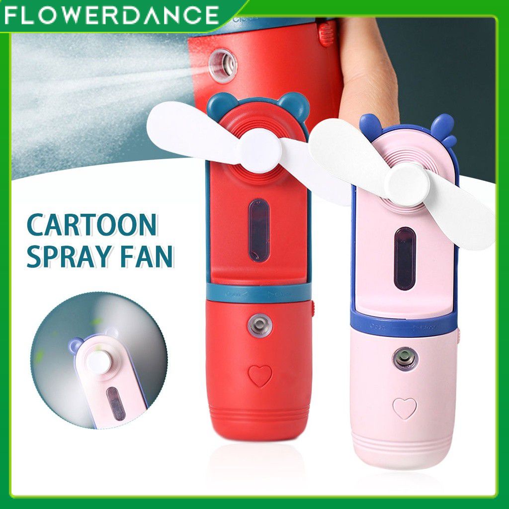 Portable Nano Spray Handheld Fan Mini Desktop Quiet Humidification ...