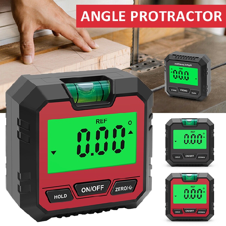 Tingmy Angle Finder Protractor Bevel Tester Digital Inclinometer