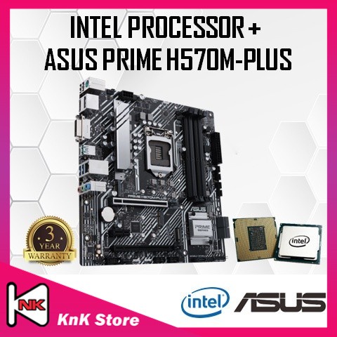 ASUS Prime H570M-Plus H570 LGA1200 MOTHERBOARD + Intel 11TH GEN CORE  PENTIIUM / I3 / I5 / I7 / I9 CPU COMBO PROMO | Shopee Malaysia