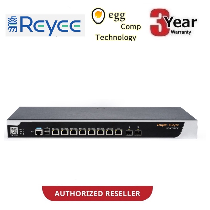 REYEE 8-PORT GIGABIT WITH 2 SFP CLOUD MANAGED GATEWAY ROUTER - 2.5Gbps ...