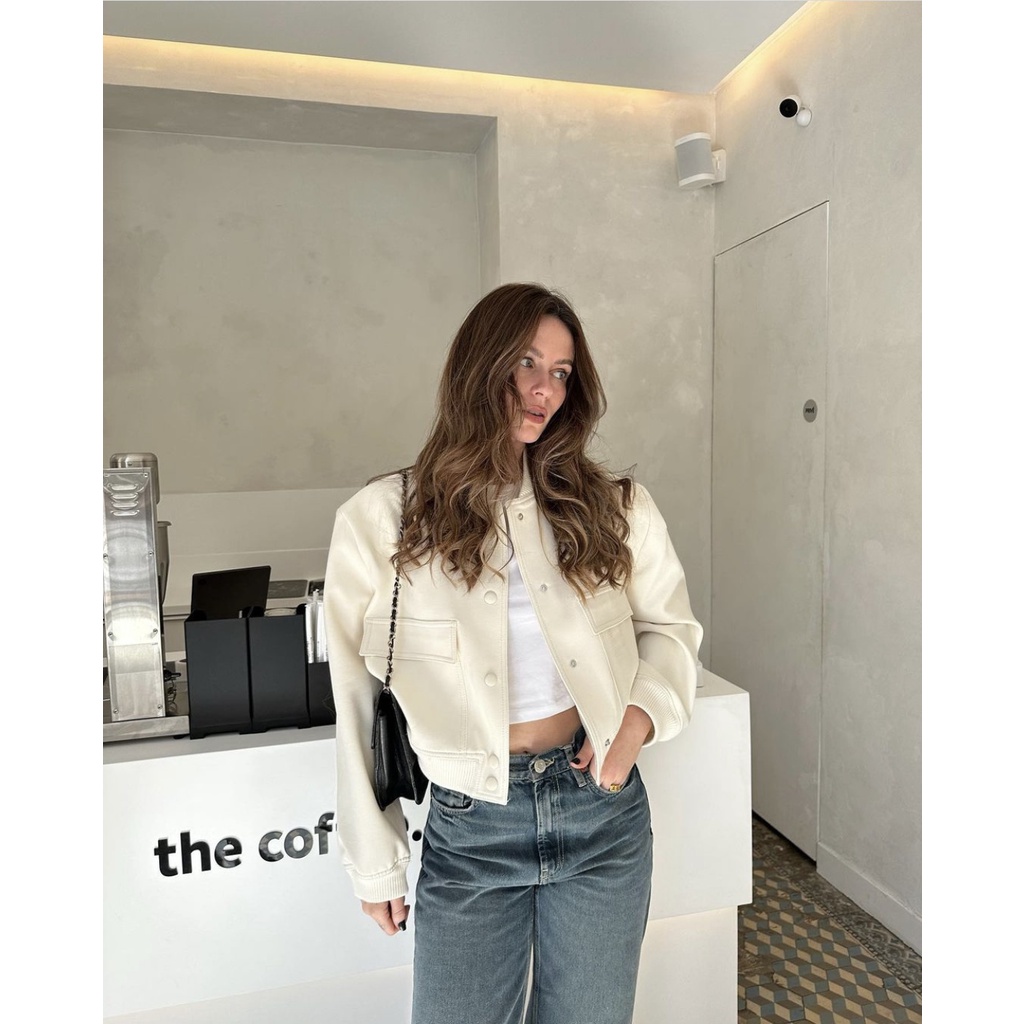 ZARA Summer New Premium Jacket Casual Baseball uniform Versatile Loose