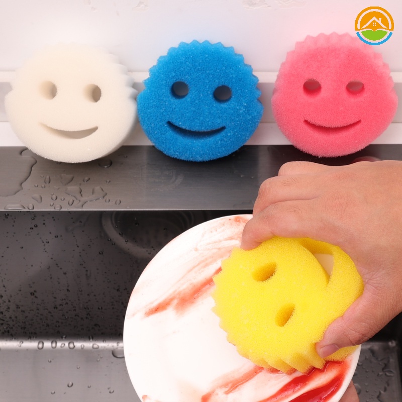 Household Magic Dishwashing Sponge/Kitchen Bathroom Magic Cleaning Wipe ...