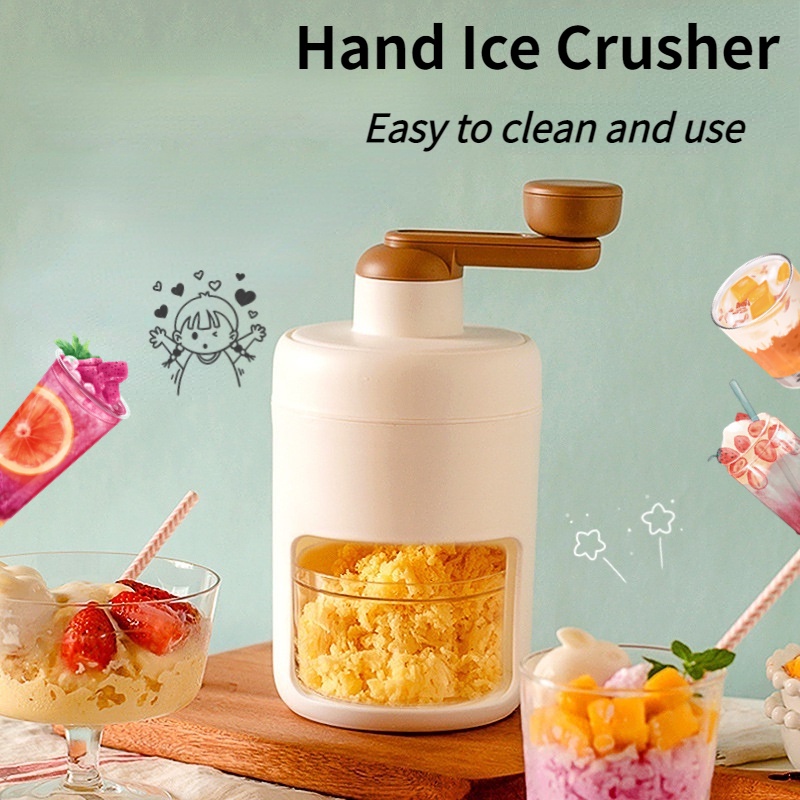 Manual Ice Crusher Shaved Ice Machine Sand Ice Machine Manual Ice Machine DIY Milkshake Smoothie