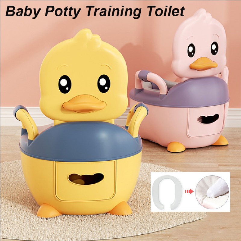 Kids Safe Toilet Potties Portable Children's Potty Training Toilet with
