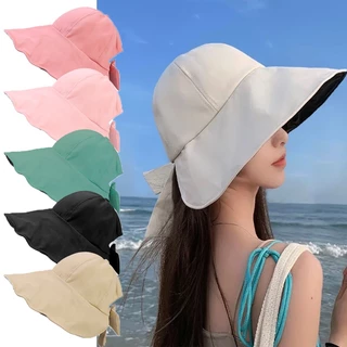 Hot Korean Summer Women Bucket Hat Small Fresh Fisherman Hat Beach