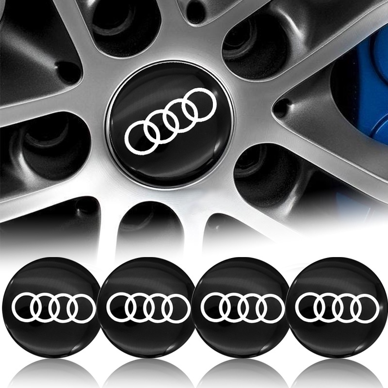 4pcs 56mm Wheel Center Cap Stickers Car Rims Hubcaps Cover Emblem Badge ...