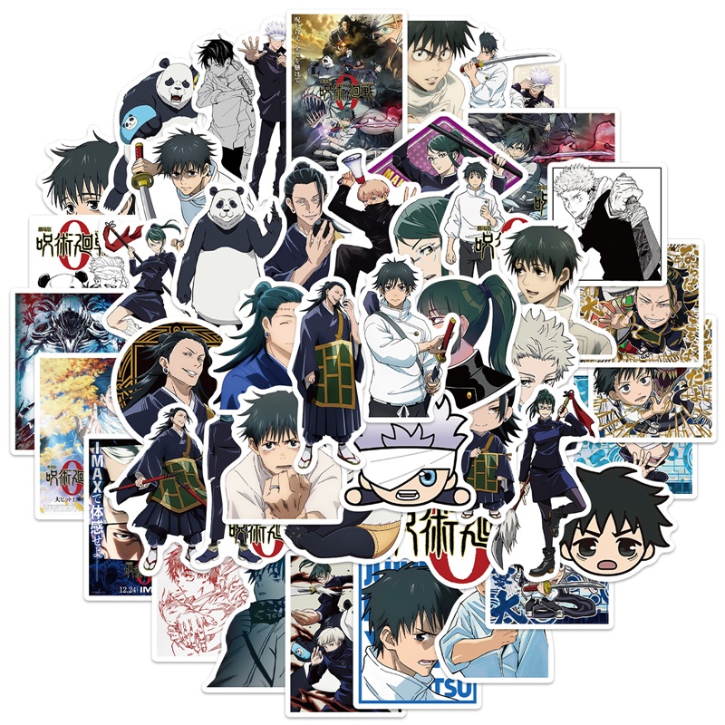 50 PCS Jujutsu Kaisen Anime Graffiti Stickers