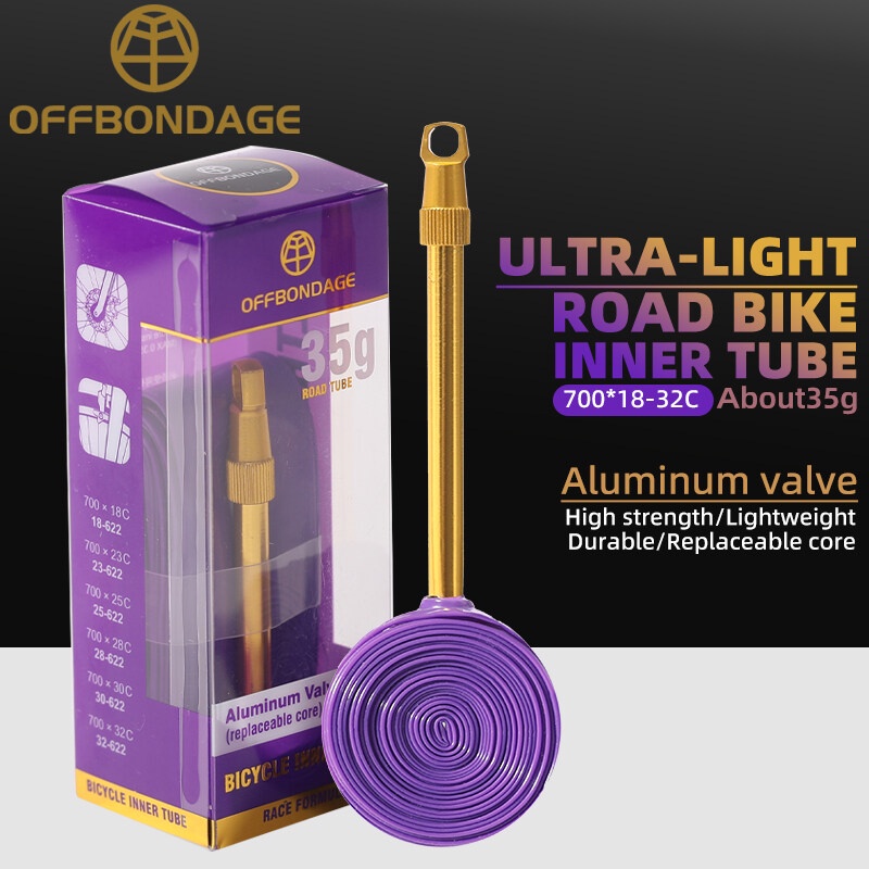 Biketube 700c Fahrradschläuche 3er-Pack – Inkl. TubeSock-Schutzband & Aufkleber, Verschiedene Größen Wählbar