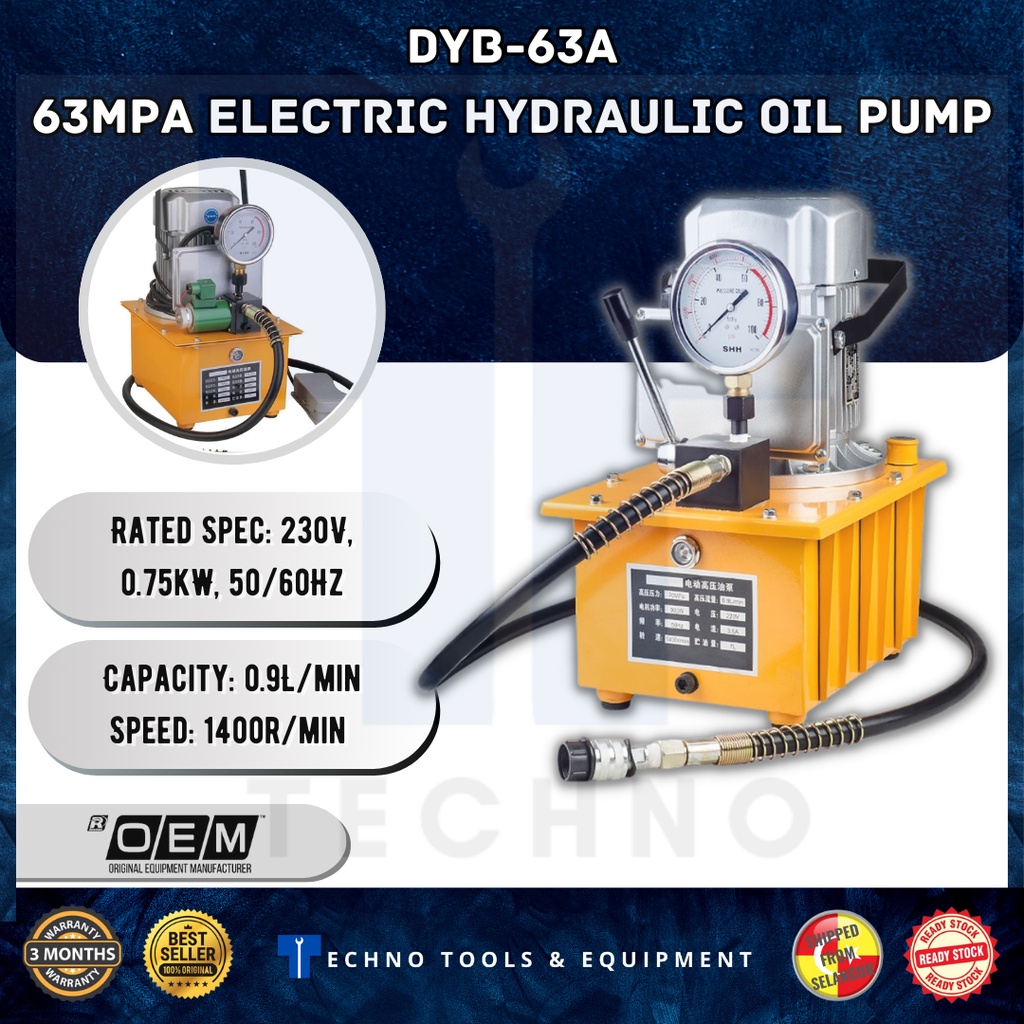 Ready Stock!! Electric Hydraulic Pump DYB-63A Ultra High Pressure ...