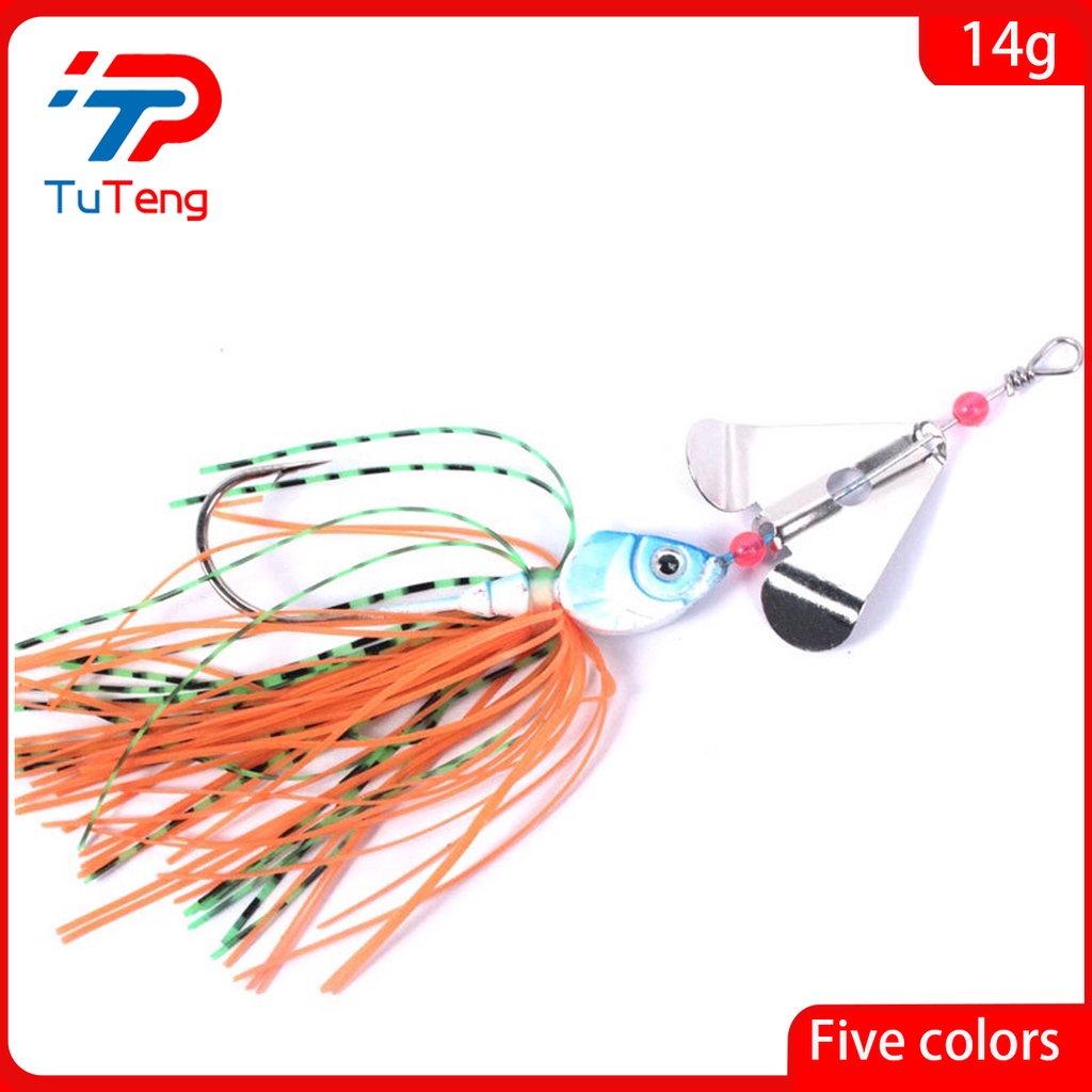 TuTeng 9cm/14g Spinnerbait Fishing Lures Bass Fishing Buzzbait
