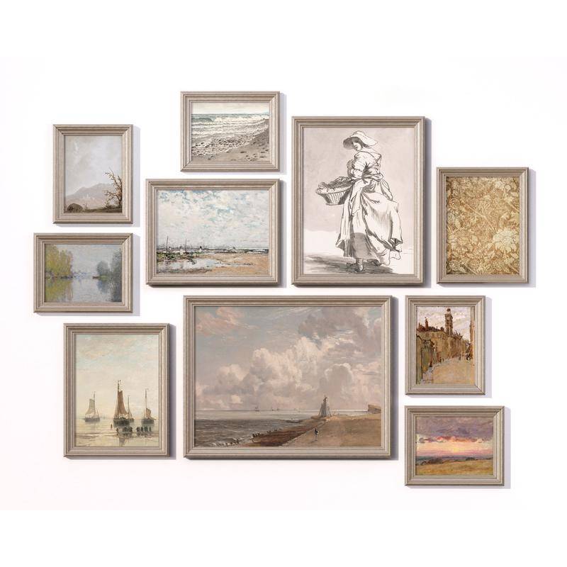 Vintage Gallery French Country Wall Art canvas painting posters ...