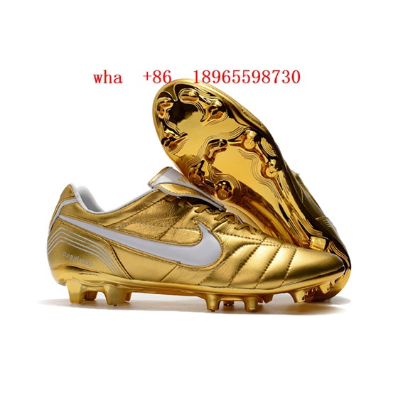 kasut Nike Tiempo Legend 7 R10 elite FG Soccer shoes football boots High Low ankle cleats white black gold Botas de Futbol Shopee Malaysia