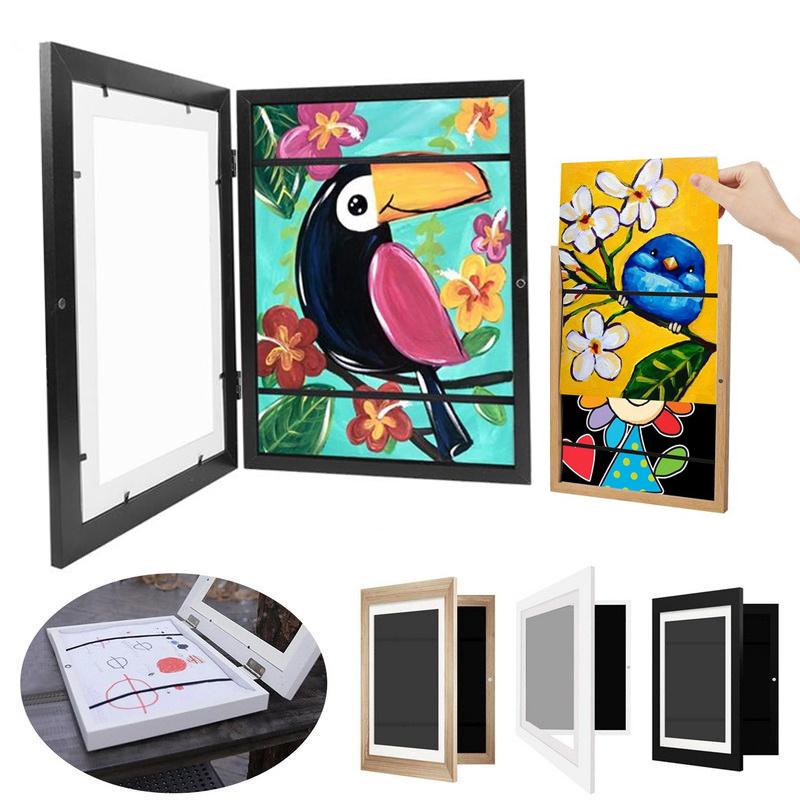 Kids Art Frames Front Opening Clamshell Storage Frame Children