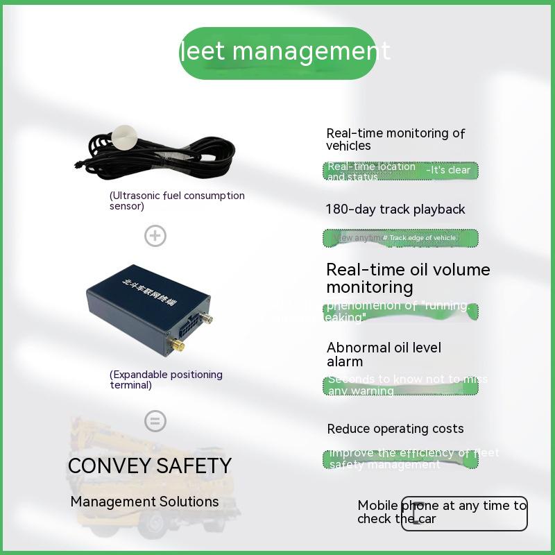 Car gps Locator Fleet Management Commercial Truck Concrete Mixer Truck Fuel Consumption