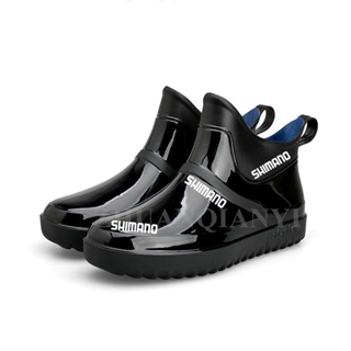 Shimano Summer Fishing Shoes Waterproof Anti-Slip Fishing Water Shoes Men's  Women Wear-Resistant Rain Boots Outdoor Sports Rubber Wading Shoes