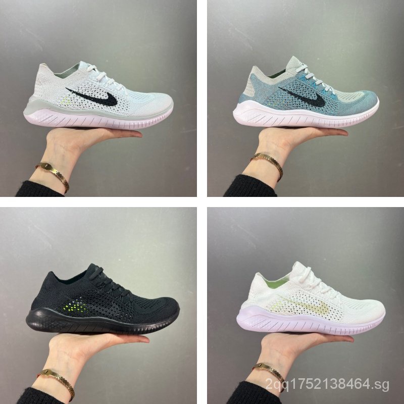 in stock Free RN FLYKNIT 2018 Barefoot 5.0 Two Generation Male and Female Fashion Light Running Shoes mesh shoes Shopee Malaysia