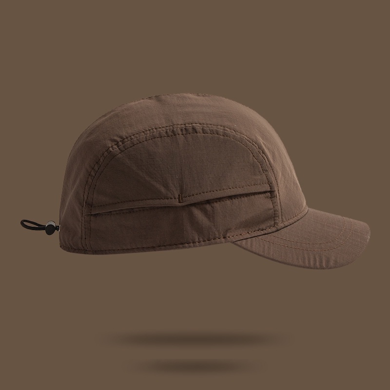 Quick Drying Hat Short Brim Baseball Cap Solid Color Hats for