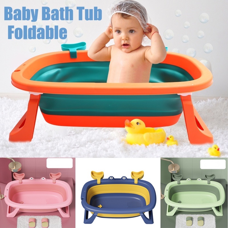 Baby Bath Tub Foldable Baby Crab Bathtub Children Newborn Infant Kids