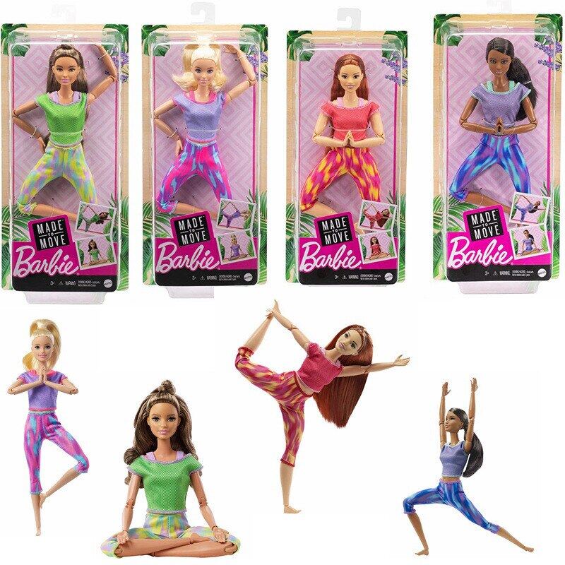 Mattel Women's Movement: Barbie is Made to Move with lifelike poses