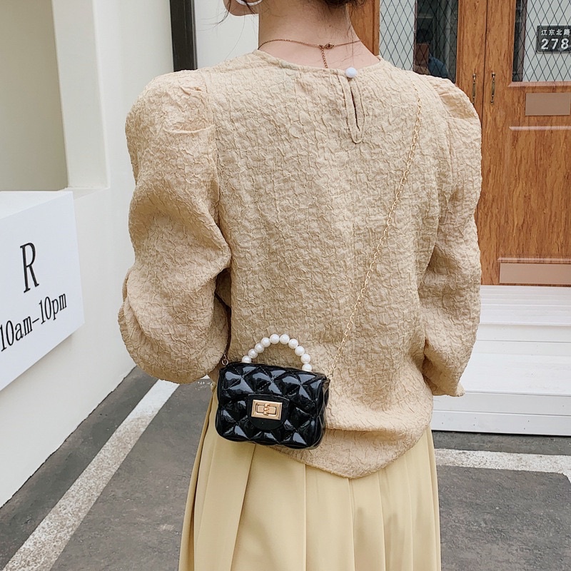 mini jelly bag sling bag handbag shoulder bag candy bag beg wanita ...