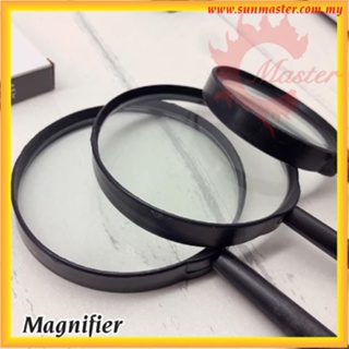 MAGNIFYING GLASS SET 60MM READING SMALL PRINT LENS STAMPS COINS