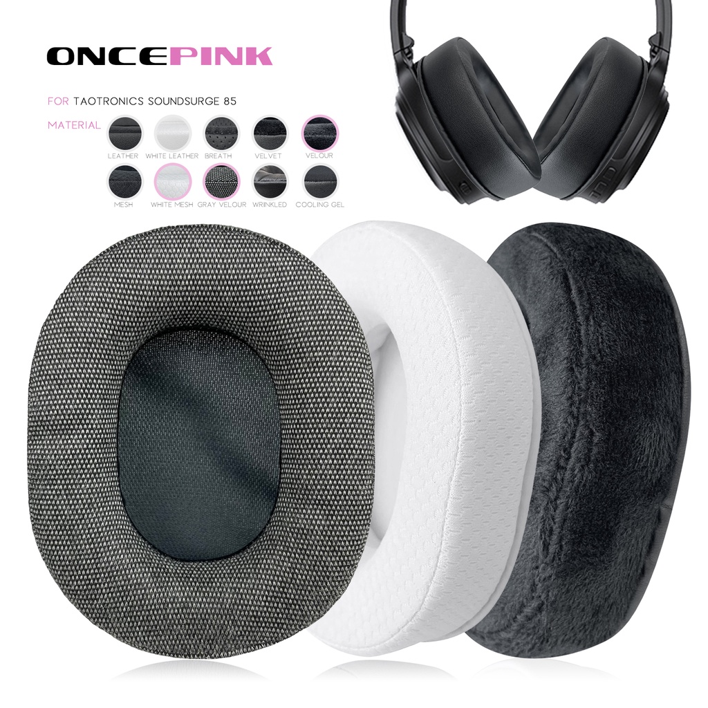 Oncepink Replacement Ear Pads for Taotronics Soundsurge 85 90 Headphone