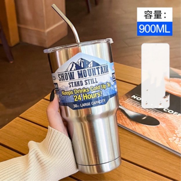 【SHOPLUS】900ML Amazing Thermos Cup/Ice Cup Vacuum Flask Thermos Keep ...