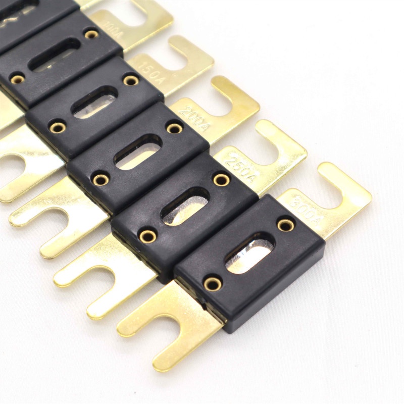 Car Audio Dedicated GoldPlated Fuse/Car Fuse Liner/Dissolver Fuse 100/150/200A Shopee Malaysia