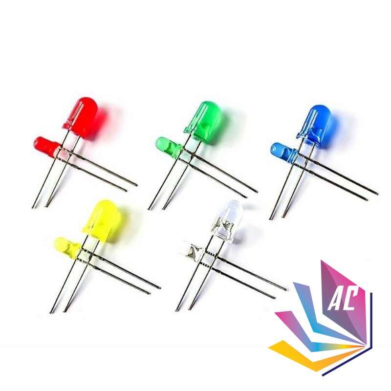 【10PCS】 LED LEDs 5MM Light Emitting Diode Bulb DIY STEM RBT PROJECT ...