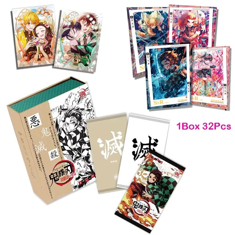 2023 Newest Demon Slayer Collection Card Japanese Anime Kimetsu No 