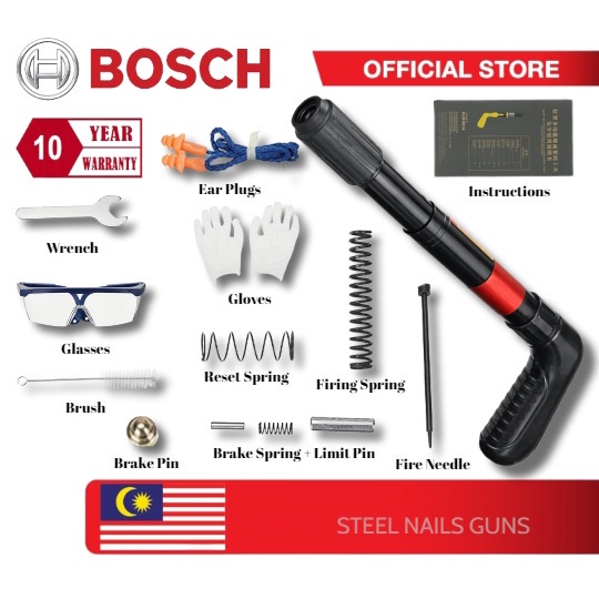BOSCH Nails Guns Manual Steel Nail Gun Concrete Wall Steel Rivet Gun Riveter Tufting Gun And