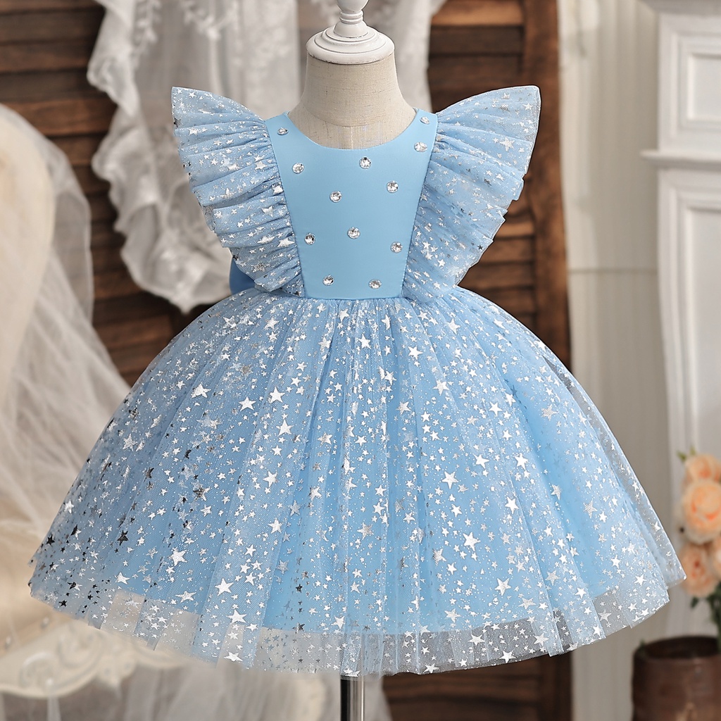 NNJXD Baby 1st Birthday Party Dresses for Girls Sequin Elegant Kids ...