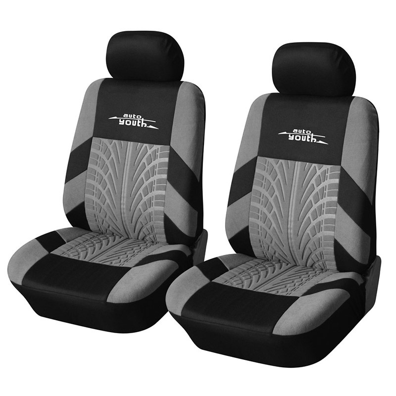 Car Seat Cover Polyester Fiber Tire Creasing Style for Perodua for