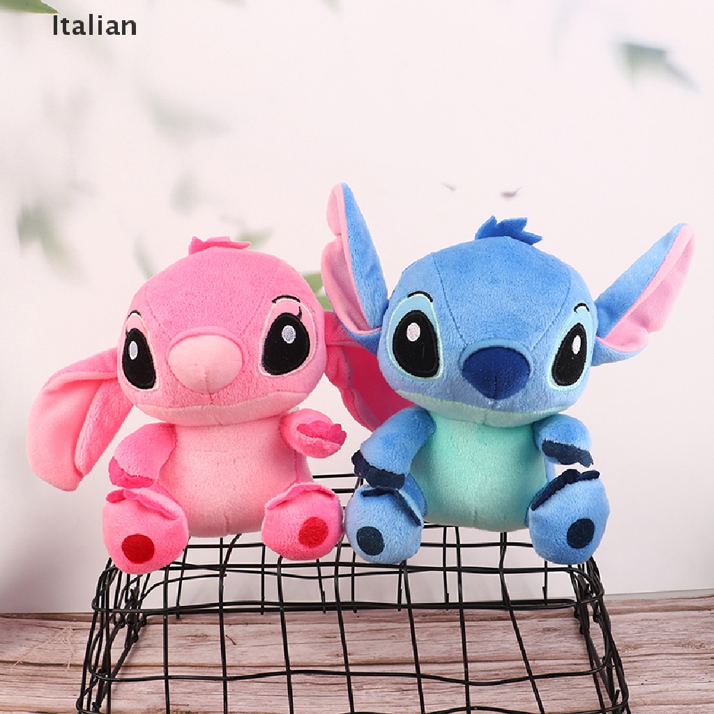 Italian Disney Cartoon Blue Pink Stitch Dolls Anime Toys Lilo and ...