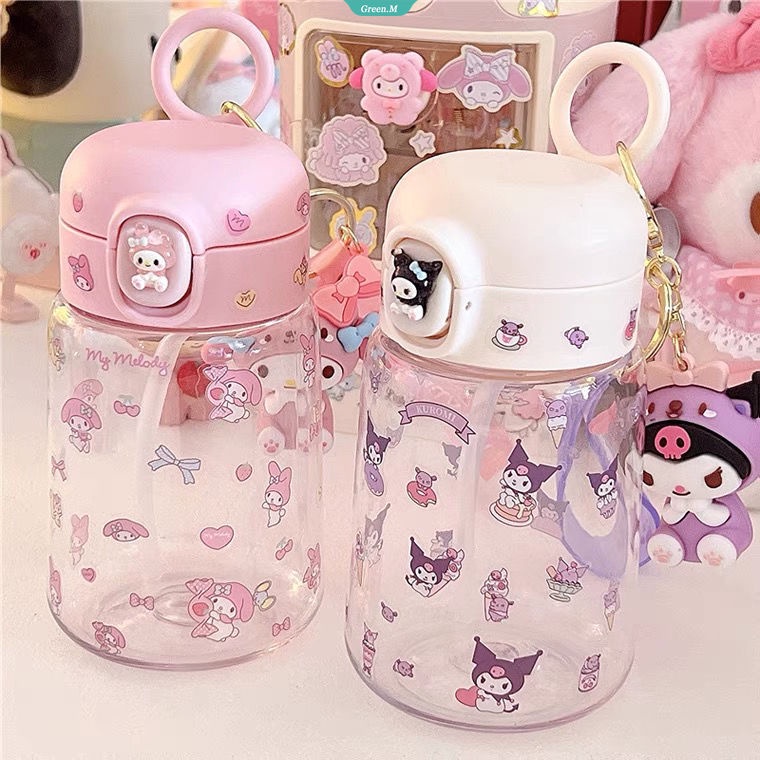 400ML Sanrioed My Melody Cinnamoroll Kuromi Cute Summer Sports Water ...