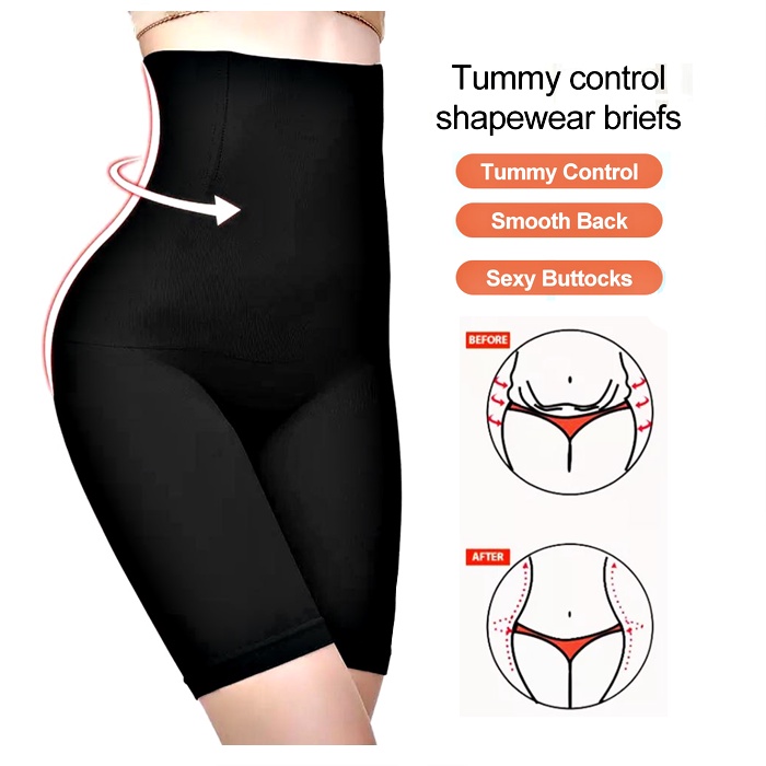 Womens Seemless Thigh Slimmer Shapewear Tummy And Hip Lift Pants