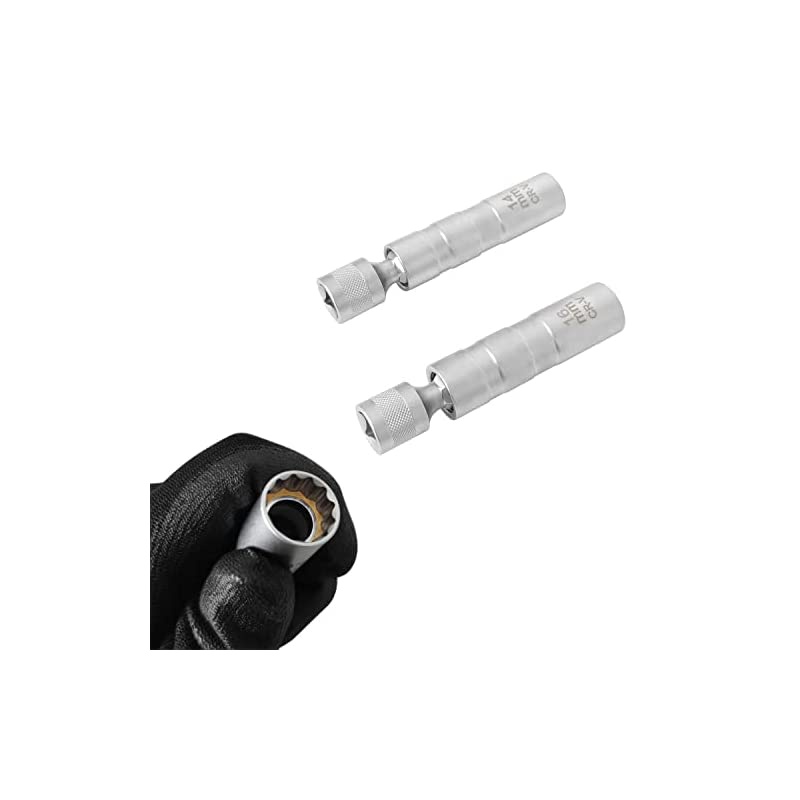 ZKTOOL 14mm & 16mm Spark Plug Wrench Universal Joint Spark