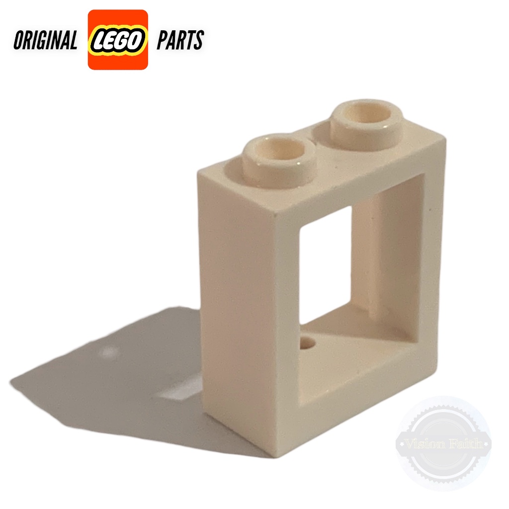 L25.1. LEGO WINDOW FRAME PARTS #60592 - 1 x 2 x 2 FLAT FRONT | Shopee ...