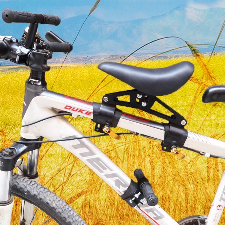 Mountain Bike Child Seat Front Quick Release Racing Car with Baby Handy