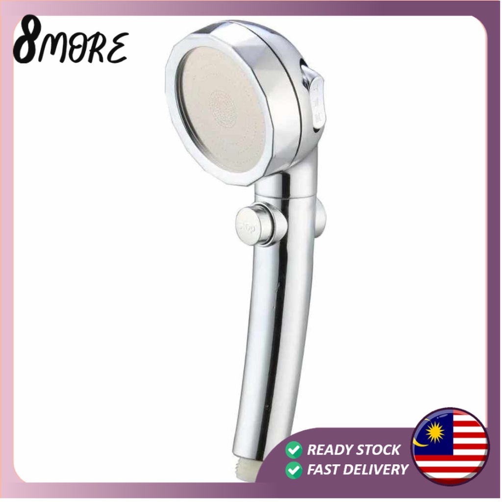 Handheld Shower Head High Pressure Chrome 3 Spary Setting with ON/OFF ...