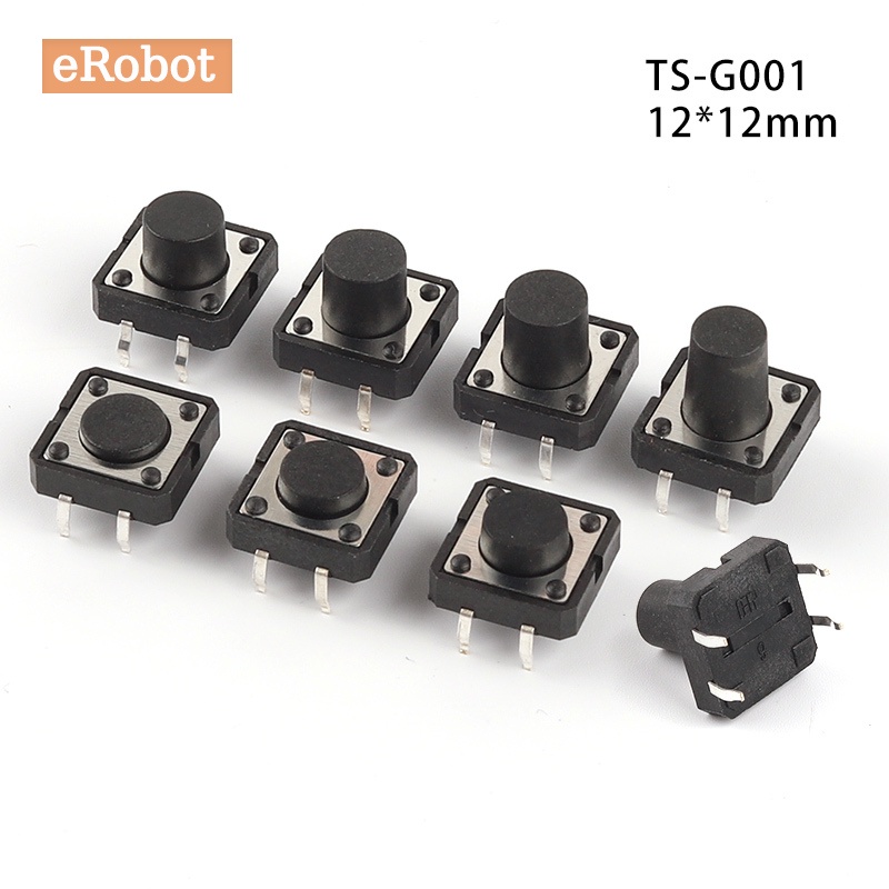 20PCS Tactile Tact Mini Push Button Switch Micro Switch 12x12 12*12*4 ...